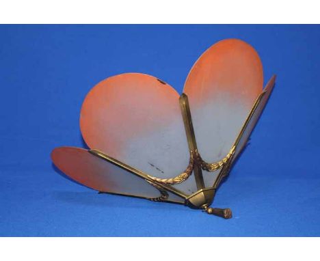 EARLY 20TH CENTURY GLASS LIGHT FITTING
formed of six panes of coloured glass