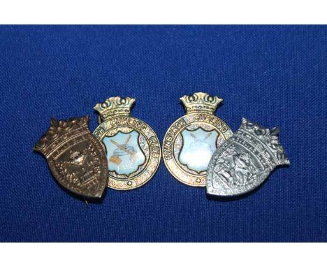 TWO SILVER AND ENAMEL MEDALS - EDINBURGH CURLING CLUB
along with two silver Royal Caledonian Curling Club Rink Championship T