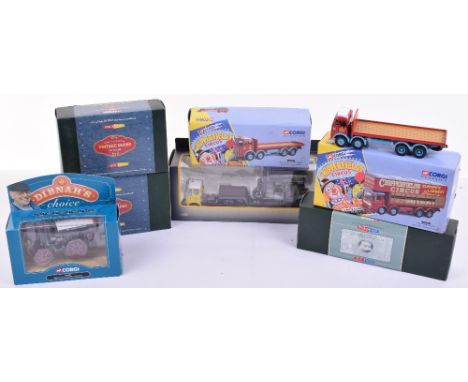 Corgi Vintage and Chipperfield Circus Models, 3 x Vintage Glory of Steam including limited edition CC12511 Atkinson Borderer 
