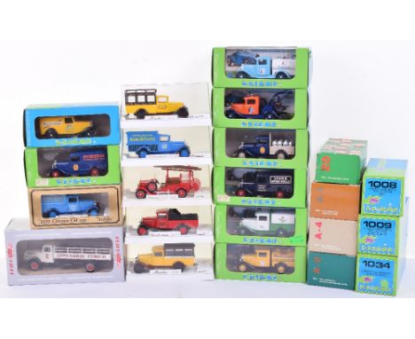 Twenty Two Boxed Mixed Diecast models, including 6 x Age D’or Solido, 11 x Eligor, 4 x Rio and Vitese 215 saurer S4C 1952 Low