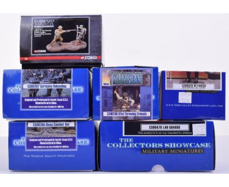 King and Country Collectors Showcase Military Miniatures Sets, CS00265 Close Combat, CS00267 Germans Reloading, CS00296 82nd 