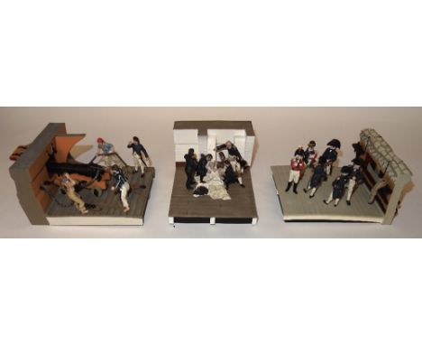Britains Nelson's Navy Series, matt finish, sets 41119 Victory Deck Scene Limited Edition of 200 with piece of original Victo