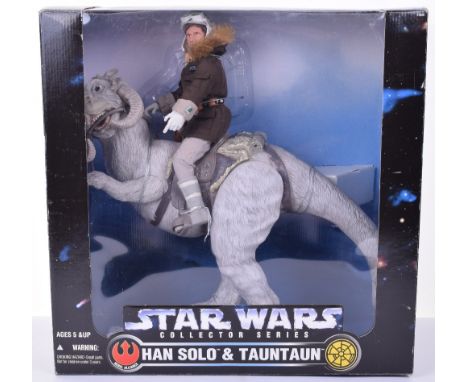 Star Wars  Collectors Series Rebel Alliance Han Solo  & Tauntaun, Kenner fully poseable includes Han Solo figure, outfit and 