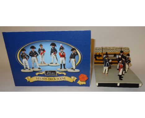Britains Nelson's Navy Series, matt finish, sets 41118 Victory Deck Scene Limited Edition of 2,000 in original box with outer