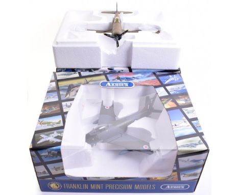 Two Franklin Mint Precision Armour Collection  Aircraft 1:48 Scale Models, B11 B582 F86 RAF Sabre and 98139 Royal Navy F 4U C
