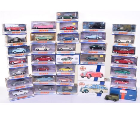 Collection of Dinky Matchbox Models, DY-11 1948 Tucker Torpedo, DY-4 1950 Ford E83W 10 CWT Van, DY-1B 1967 Jaguar E-Type MK 1