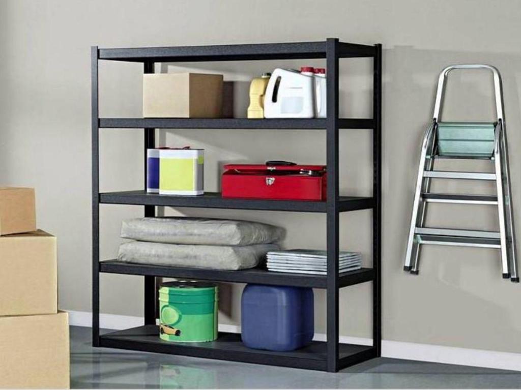 WHALEN 5Shelf Storage Rack 48"W x 24"D x 72"T (Converts easily to 2