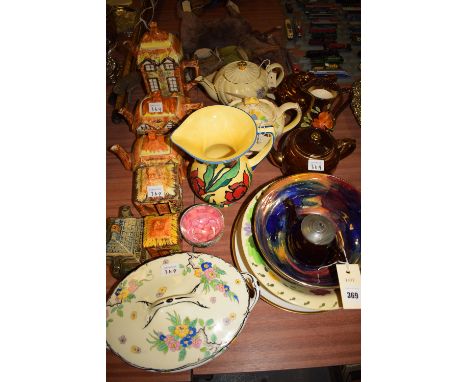 A collection of Cottage pattern ceramics by Price of Kensington; and other early 20th Century mostly hand-painted ceramic tea