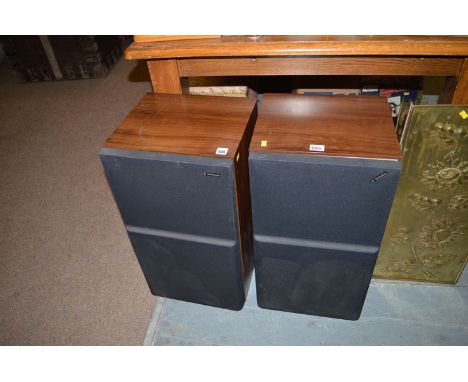 A pair of Technics FB/X5 three-way speaker system.