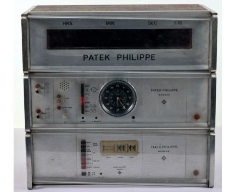 Patek Philippe Electronic Programmable Master Clock System, with Nixie time-code generator and setting unit for Nixie time-co