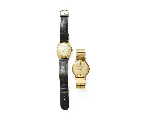 Two 9 Carat Gold Wristwatches, by Rotary and Trebex (2)