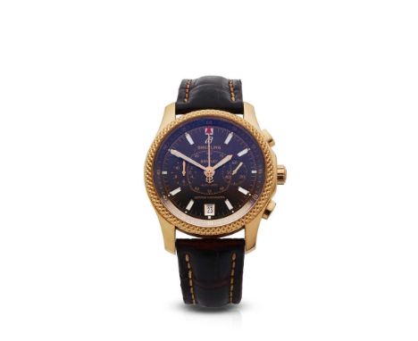Breitling: A limited edition wristwatch Bentley model H26362, number 364/500, 18ct gold case, automatic movement, signed roun