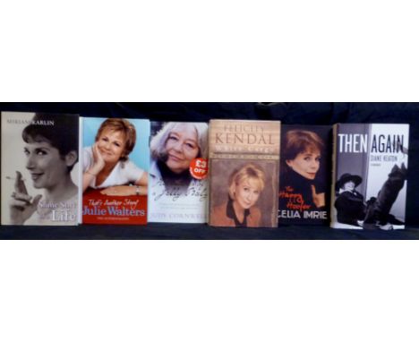 FELICITY KENDAL: WHITE CARGO, London, Michael Joseph, 1998, 1st edition, signed, original cloth, d/w + JULIE WALTERS: THAT'S 