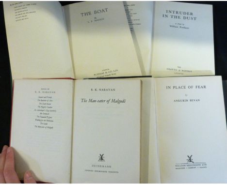 ANEURIN BEVAN: IN PLACE OF FEAR, London, William Heinemann, 1952, 1st edition, original cloth + WILLIAM FAULKNER: INTRUDER IN