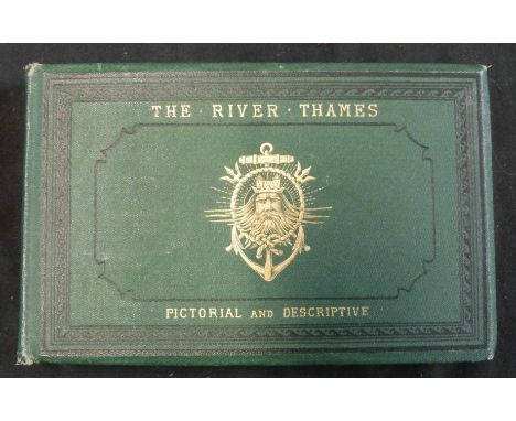 A TRIP ON THE THAMES WESTMINSTER BRIDGE TO HAMPTON COURT, London, T Nelson &amp; Sons, circa 1860, Nelson's Pictorial Guide b