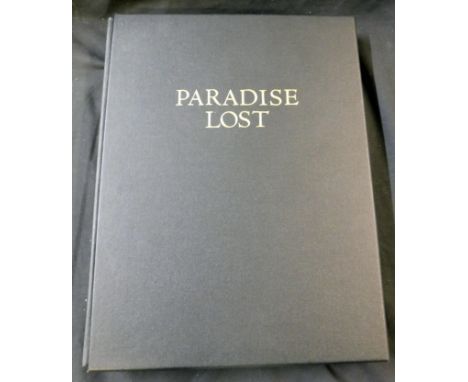 JOHN MILTON: PARADISE LOST, intro John Wain, ill Ian Pollock, London, Folio Society, 1991, large 4to, original pictorial blac