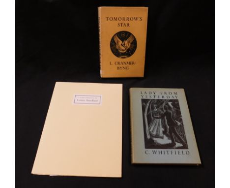 CHRISTOPHER WHITFIELD: LADY FROM YESTERDAY, ill Lettice Sandford, London, Golden Cockerel Press, 1939, 1st edition, original 
