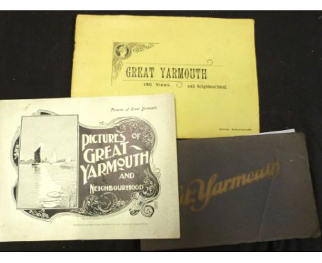PICTURES OF GREAT YARMOUTH AND NEIGHBOURHOOD, London and Tonbridge Wells, Lewis Hepworth circa 1900, oblong 4to, original pic