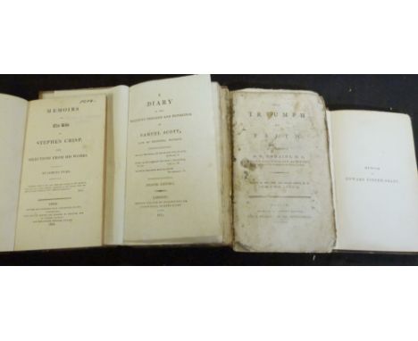 SAMUEL TUKE: MEMOIRS OF THE LIFE OF STEPHEN CRISP WITH SELECTIONS FROM HIS WORK, York, W Alexander &amp; Son, 1824, 1st editi