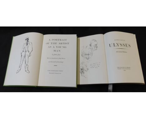 JAMES JOYCE: 2 titles: ULYSSES, Pennsylvania, V Franklin Library, 1976, limited edition, limitation not stated, original deco