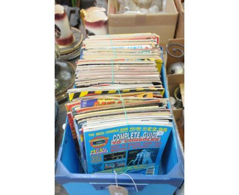 A Collection of early console gaming magazines, Mean Machines and others, circa 1990.
