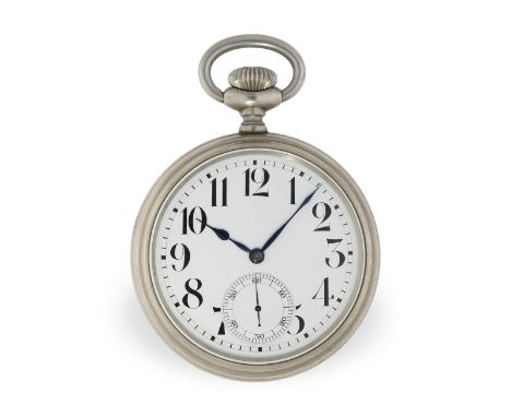 Taschenuhr: extrem rares Longines Observatoriums-Chronometer 26.99, 1 von nur 24 Exemplaren, 30er Jahre: Ca. Ø 68mm, ca. 251g