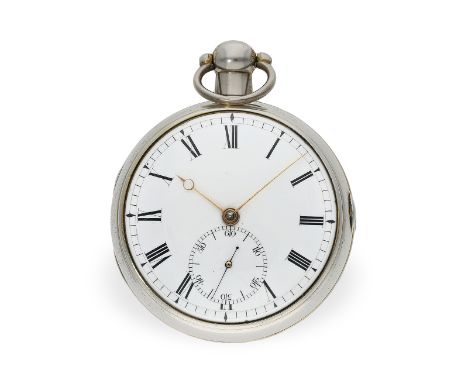 Taschenuhr: historisch interessantes John Arnold Chronometer No. 20/1020, London 1797/1810: Ca. Ø55mm, ca. 155g, typisches Ar