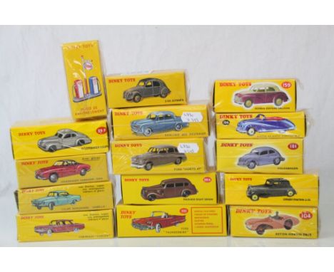 15 boxed diecast Atlas Editions Dinky models, to include Chevrolet Corvair, Citroen Flying Fifteen, Ford Vedette 49, Packard 