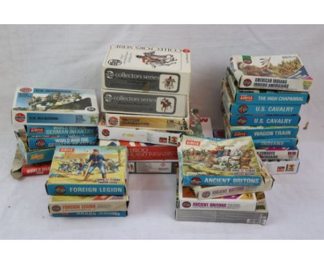 26 boxed Airfix figures, various scales and subjects, to include HO-OO Foreign Legion, Arabs (Bedouins), Ancient Britons, Hig
