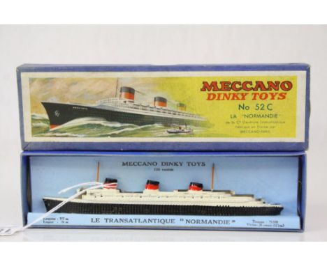 Boxed Meccano Dinky No 52C La Transatlantique Normandie diecast model (gd)