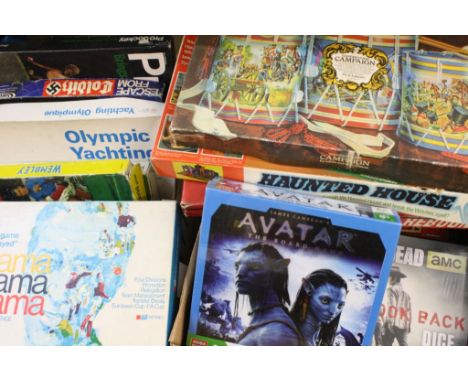 20 boxed vintage/modern games to include Planet of the Apes, Twilight Scene it?, Avatar, LOTR Chess Set, The Walking Dead don