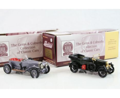 Two boxed 1:43 The Gems &amp; Cobwebs Collection of Classic Cars by Milestone to include GC69G Morris Bull Nose 1924 Tourer i