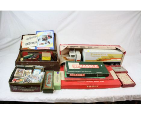 Quantity of vintage Meccano, boxed Nylint Silver Knight 18-Wheeler, assorted board games etc