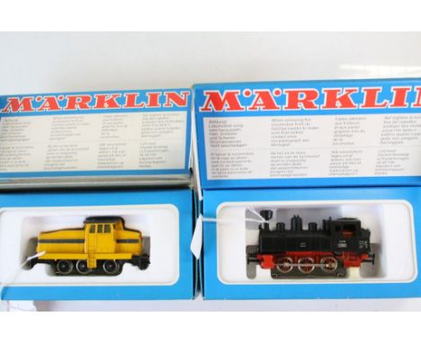 Two boxed HO gauge Marklin locomotives to include 3080 &amp; 3090