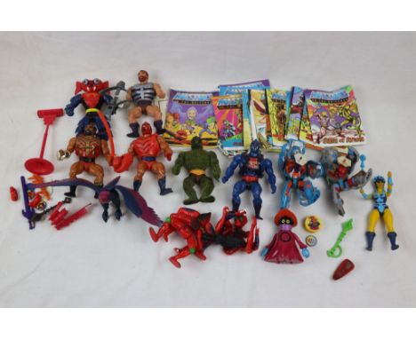 11 Original Mattel He Man Masters of the Universe figures to include Orca, Clawful, Evil Lyn, Jitsu, Moss Man, Mantenna, Modu