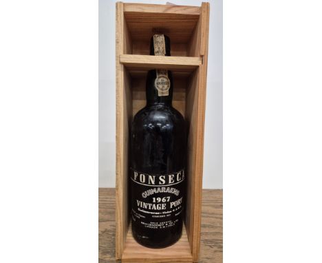 Bottling of Fonseca Guimaraens 1967 Vintage Port. 75cl. Sealed. Comes with a box.