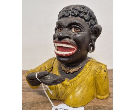 Rare Cast iron Money bank "Dinah" John Harper, England, c1911. [16cm high] Notice from the the-saleroom.com: These items are 