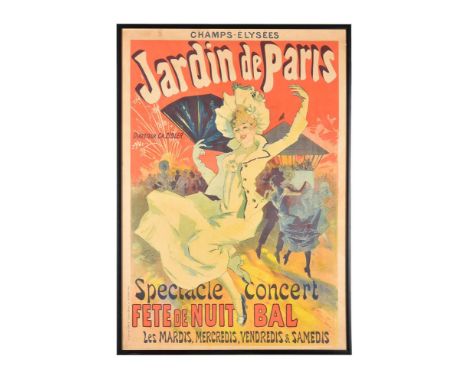 Jules Chéret (French, 1836-1932)Jardin de Paris Spectacle, Concert, Fête de Nuit, BalPrinted by Chaix (Atelier Cheret), Paris