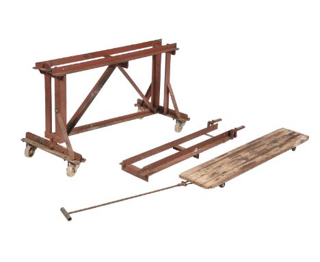 A 5 inch gauge transportation trolley, rolling road, hand tools, blower etc.Condition Report: Everything is as shown in catal