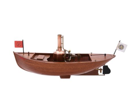 A well engineered model of the steam Launch 'SL Little Minn', built by Martin Ranson as illustrated in The Model Engineer 100