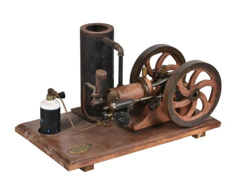 A well engineered model of an Alyn Foundry 'Sphinx' gas fired 'hit-and-miss' stationary engine No 113, built by the late Mr D