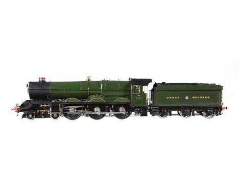 An exhibition standard 5 inch gauge model of the Great Western Railway 4-6-0 King Class tender locomotive No 6019 'King Henry