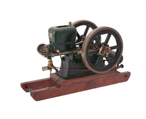 A well engineered model of a 5 n.h.p  'Redwing' petrol internal combustion stationary engine. Built by the late Mr Duncan Lai