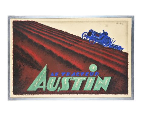 Charles Loupot (French, 1892-1962)Le Tracteur Austin Printed by Les Belles Affiches, Paris, 1928Lithograph on paper120 x 83cm