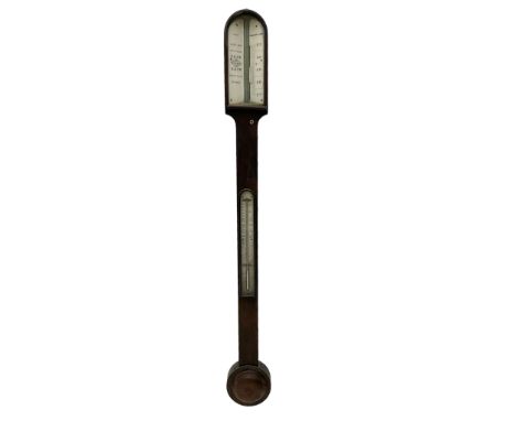 Victorian stick barometer. No mercury.