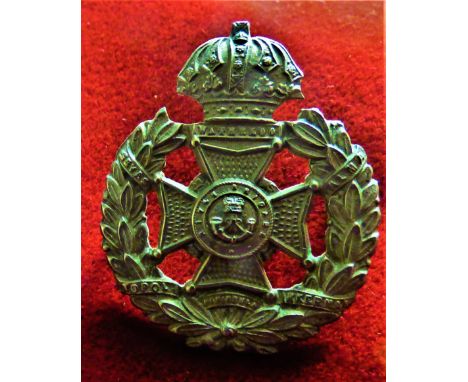 Rifle Brigade (The Prince Consorts Own) Victorian Cap Badge (White-metal), two lugs. K&amp;K: 703