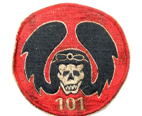 Israeli WWII type 101 Squadron embroidered circular patch. P&amp;P Group 1 (£14+VAT for the first lot and £1+VAT for subseque
