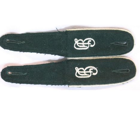 German WWII type Wehrmacht uniform epaulettes. P&amp;P Group 1 (£14+VAT for the first lot and £1+VAT for subsequent lots) 