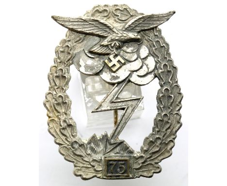 German WWII type Luftwaffe Ground Assault award for 50 engagements. P&amp;P Group 1 (£14+VAT for the first lot and £1+VAT for