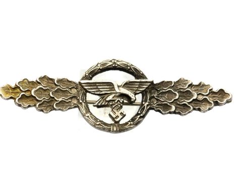 German WWII type Luftwaffe Front Flyers clasp, indistinctly marked verso. P&amp;P Group 1 (£14+VAT for the first lot and £1+V